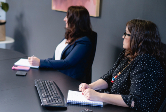 Rock Solid geologists and data specialists in boardroom